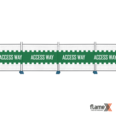 FlameX Select Mesh | Access Way Banner | 0.9m x 50m